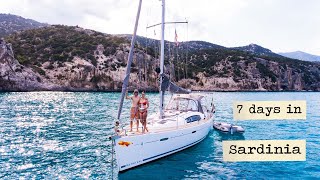 7 days of sailing vlogs along Sardinia 50 [upl. by Yevol790]