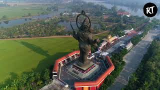 The biggest Bronze Ganesha Standing Statue in the world located in Chachoengsao Province of Thailand [upl. by Alegnasor861]