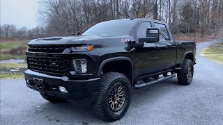 Lifted on 37s New 2022 Chevy Silverado 2500HD Z71 Duramax Diesel with Midnight Package [upl. by Wenn]