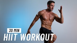 30 Min Fat Burning HIIT Workout  ALL STANDING  No Equipment No Repeat [upl. by Losyram]