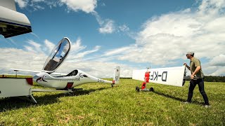 Rigging my High Performance Electric Glider with One Person [upl. by Francisca]