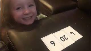 4 Year Old learning numbers Funny and then so serious BrodiesCubby [upl. by Gratia182]