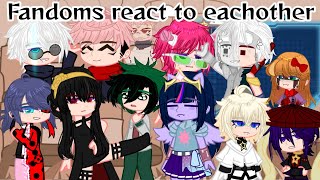 × Fandoms react to each other × AnimeGameCartoon × FULL SEASON × Akira × [upl. by Hux]