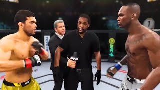 Lyoto Machida vs Israel Adesanya FULL FIGHT  UFC 4 AI Simulation [upl. by Hadleigh]