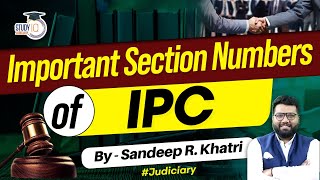 Important Sections of IPC  StudyIQ Judiciary [upl. by Oneida637]