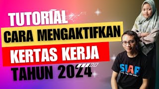 Tutorial Aktifkan Kertas Kerja Bos Reguler Tahun 2024 ARKAS4 SobatInspiratifARKAS KreasiSIAR [upl. by Galang]