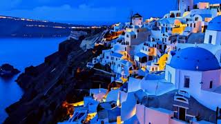 Santorini holidays サントリーニ島の祝日 산토리니 휴가 聖托里尼假期  Chillout Relax Read Study Work Sleep Cure Music [upl. by Duvall457]