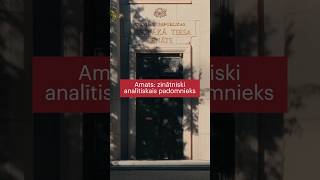 Amats zinātniski analītiskais padomnieks [upl. by Naejeillib583]