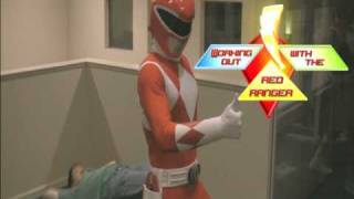 Red Power Ranger workout Program Spoof  Kaise pictures [upl. by Nylirehc340]