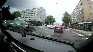 Driving in Turku City Finland [upl. by Einama]