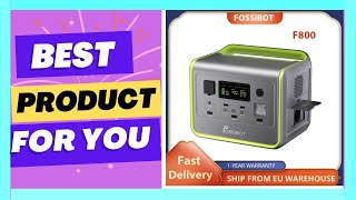 FOSSiBOT F800 Portable Power Station 800W AC [upl. by Eatnad552]