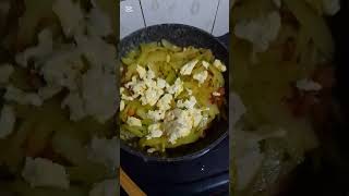 Cookingstir fry sayote with pork and scrambled egg shorts [upl. by Carena]