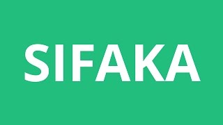 How To Pronounce Sifaka  Pronunciation Academy [upl. by Aivin]