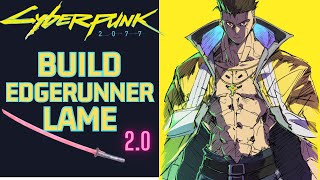 CYBERPUNK 2077 BUILD KATANAMANTIS EDGERUNNER 20 GUIDE FR [upl. by Mendelson]