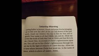 Saturday Morning Prayer jesus christian lcms lutheran prayers [upl. by Severin]