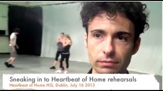 Sneaking in to Heartbeat of Home rehearsals [upl. by Arehsat]