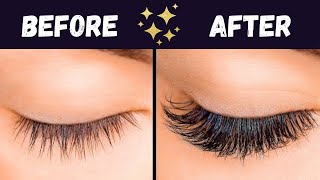 Natural Secrets 🌿 For Thick Luscious Eyelashes ✨👁️ [upl. by Turtle]