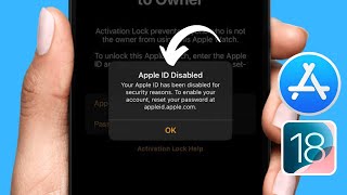 Fix Your Apple ID Has Been Disabled for Security Reasons to Enable Your Account Reset Your Password [upl. by Augustus216]