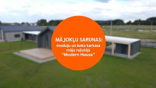 Swedbank Mājokļu sarunas moduļu un koka karkasa māju ražotājs “Modern House” [upl. by Marnia]