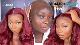 START TO FINISH AMAZON PRIME LACE FRONTAL WIG MELT DOWN  Shalom Blac [upl. by Joey437]