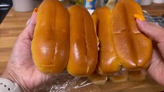 unboxing gift amp making hot dog 🌭 buns recipe 😚 zokitchen [upl. by Yvan]