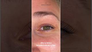 After amp Before  Keratin Lash Lift amp Tint by Andrea 🤩 [upl. by Ardnael]