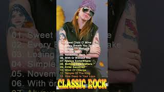 Classic Rock Songs 70s 80s 90s 🔥 GNR Aerosmith Bon Jovi U2 Led Zeppelin Metallica Steelheart [upl. by Gnos]