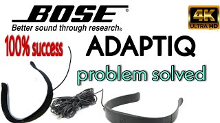 Bose Adaptiq Not Working PROBLEM SOLVED  bose 300500700900 [upl. by Ardnaiek455]