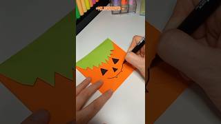 Manualidades de Halloween 🎃 bolsa de dulces con forma de calabaza 🎃 halloween manualidades [upl. by Hamimej]