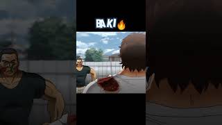 Baki vs Yanagi🔥part 4  anime animemoments animeshorts baki yujiro shorts martialarts viral [upl. by Arielle]