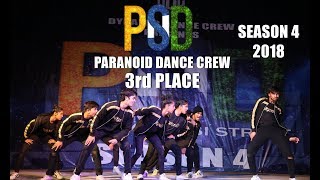 3rd Place  Paranoid Dance Crew  PODS 4 2018  India [upl. by Arleyne841]