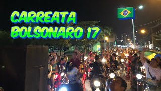 Puxando a carreata de Bolsonaro 17 em CajazeirasPB [upl. by Herring506]