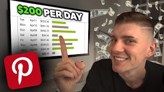 Pinterest Affiliate Marketing  ClickBank  200Day Even as a Beginner [upl. by Kerby805]