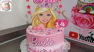 Pastel de Barbie  Barbie cake  cómo hacer una torta de Barbie  pasteles de Barbie [upl. by Towrey]