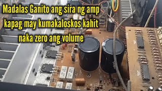 konzert av502 amplifier  common problem ito sa konzert 502  crackling sounds [upl. by Nnylyar]