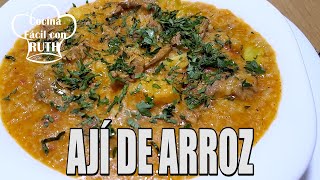 AJÍ DE ARROZ ¡¡Delicioso y fácil de hacer [upl. by Edrea217]