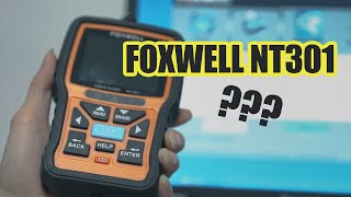 Full OBD2 scanner FOXWELL NT301 Beginner Scan Tool [upl. by Petey819]