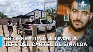 Abaten a Raúl “El Chore” presunto jefe del Cártel de Sinaloa en operativo en El Dorado [upl. by Milstone]