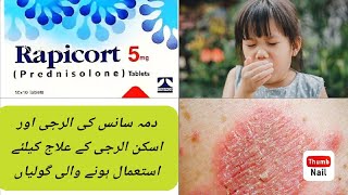 Rapicort Prednisolone 5 mg Tablet Uses Side Effects Dossage In Urdu Hindi [upl. by Mireielle197]