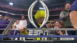 NCAAF 2022 CFP Semifinal Fiesta Bowl  TCU Horned Frogs vs Michigan Wolverines [upl. by Etnovad]