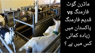 ماڈرن گوٹ فارمنگ vsقدیم فارمنگ Modern Goat farming vs ancient Goat farming [upl. by Aicak828]