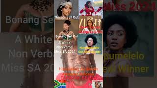 Elites Humiliating The South African Blacks Amongst Africans With A None Verbal White Miss SA 2024 [upl. by Herzen]