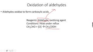 ASLevel Chemistry Carbonyl Compounds Part 5 [upl. by Foulk550]