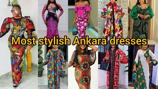 Most stylish and latest Ankara dress designs 2024  Ankara styles for elegant ladies [upl. by Pietra]