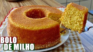 BOLO DE MILHO DE LATINHA DE LIQUIDIFICADOR SUPER FÁCIL  Menino Prendado [upl. by Yacov]