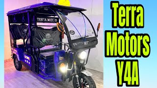 Terra Motors ERickshaw Y4A New Model [upl. by Narmis]