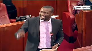 Senator Sifuna fumes in Senate as he rubbishes Rutos State of the Nation Address [upl. by Ynffit]