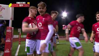 Six Nations U20 Highlights  Wales v Scotland  WRU TV [upl. by Maribel]