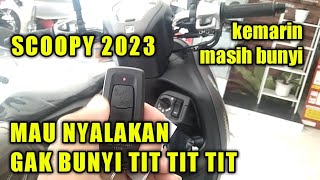 CARA SETTING REMOTE SCOOPY 2023 TIDAK BUNYI SAAT MAU DINYALAKAN [upl. by Iteerp693]