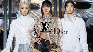 Lisas impact for Louis Vuitton to overtake YSL amp Dior Reaction to Stray Kidss Felix amp Jung Hoyeon [upl. by Annelak]